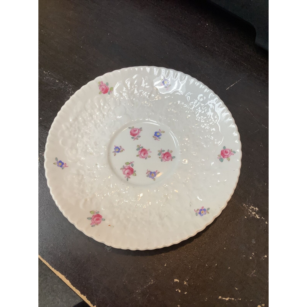 Spode Copeland China Forget Me Not Saucer 5 7/8 Bone China England